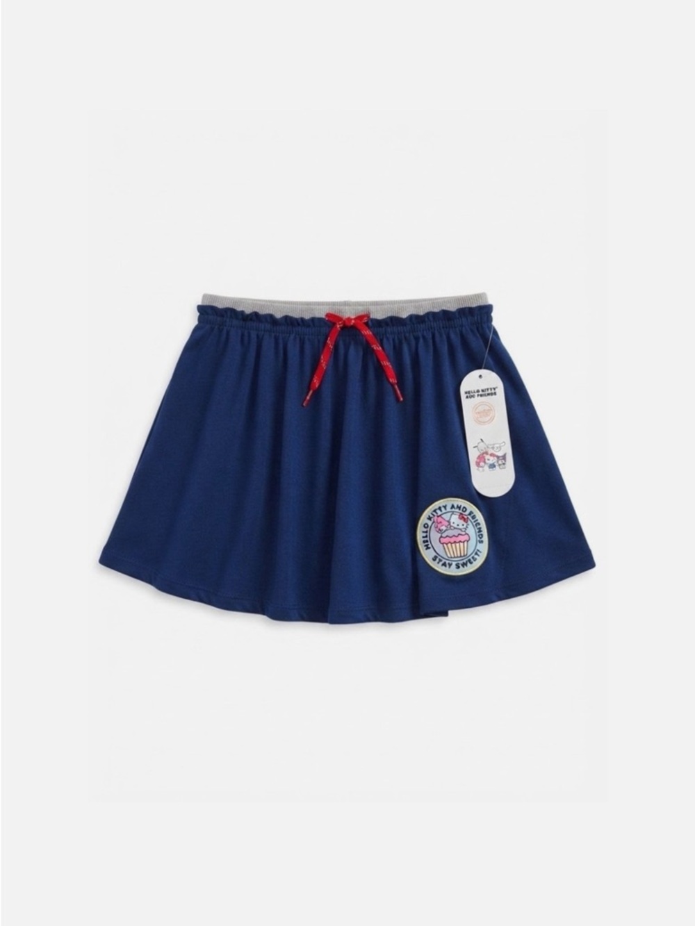 NET Hello Kitty & Friends Navy Skort w/ Cupcake Patch
